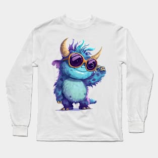 Cute Fluffy Monster Long Sleeve T-Shirt